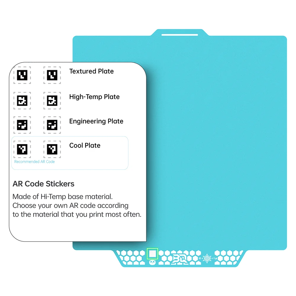 BIQU Panda Build Plate CryoGrip Pro for Bambu X1/P1/A1/A1 mini Printers Double-Sided Low Energy Printing Composite Honeycomb
