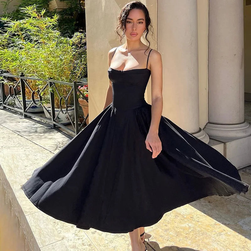 Ladies Elegant Evening Party Fashion Dress Women Sleeveless Backless Bodycon Maxi Dresses Night Club Streetwear Female Outfits