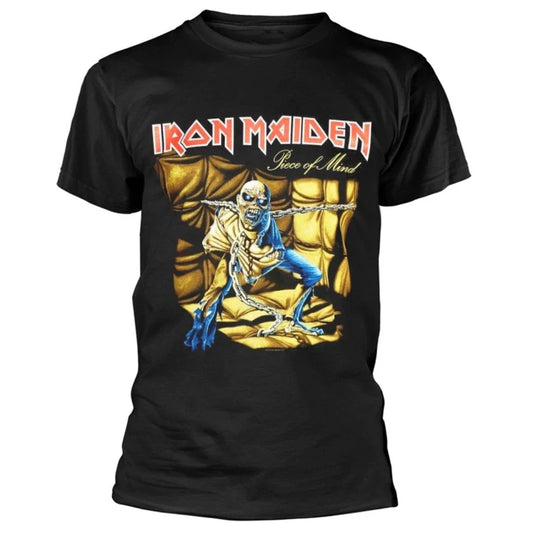 American Vintage Fe Maiden Piece of Mind Shirt Men's T-Shirt Summer New Vintage Fashion Men's and Women's Streetwear