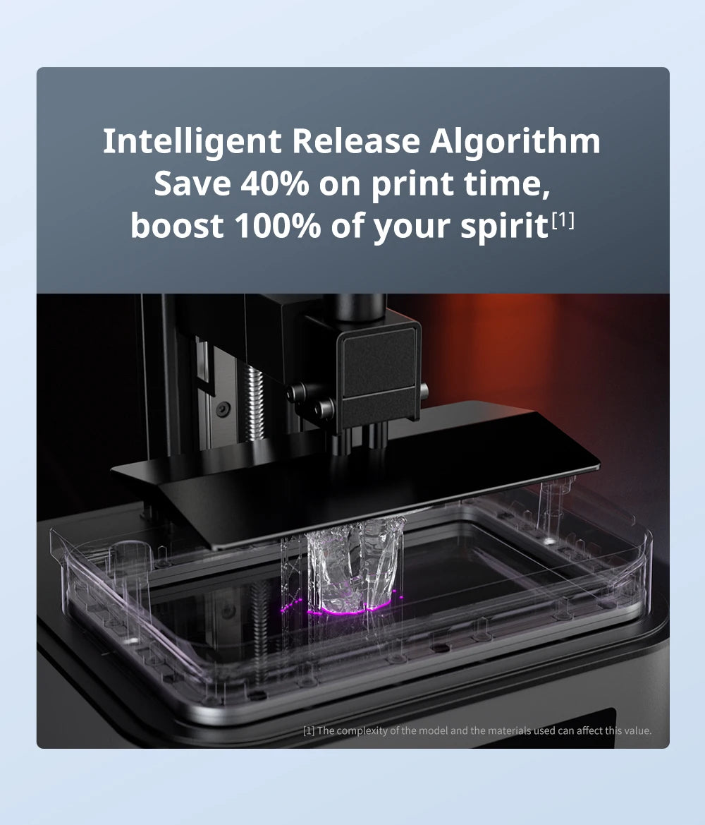 ANYCUBIC Photon Mono 4 Ultra V2 LCD 3D Printer 7" 10K UV Resin Printers High Speed 3D Printing Build Volume Size 153.4x87x165mm