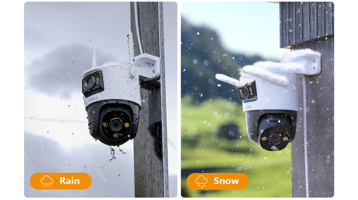 IMOU Cruiser Dual 8MP Dual Lens Outdoor PT Camera Home Security IP Camera AI Human & Vehicle Detection Surveillance Camera