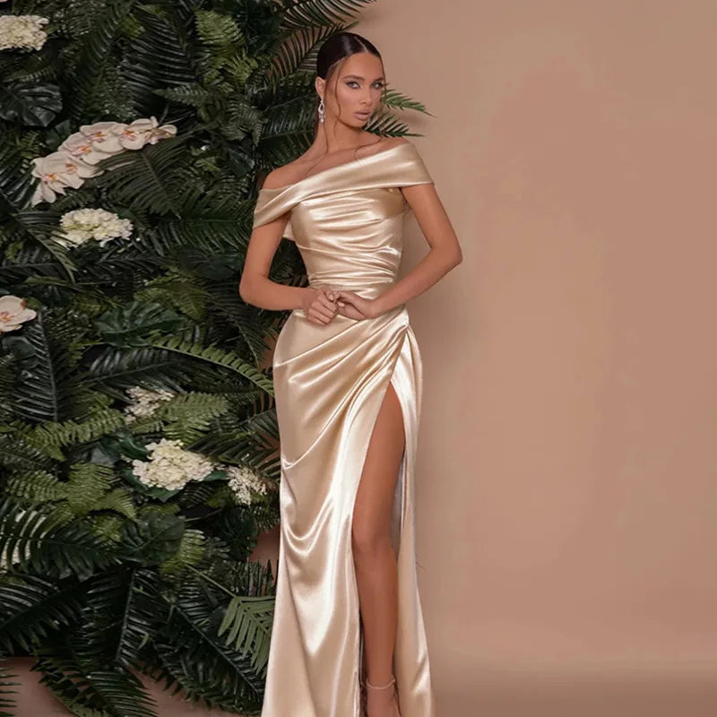 Ladies Summer Fashion Evening Party Dress Women Backless Deep V-Neck Halter Sexy Long Dresses Woman Clothes Birthday Clubwear