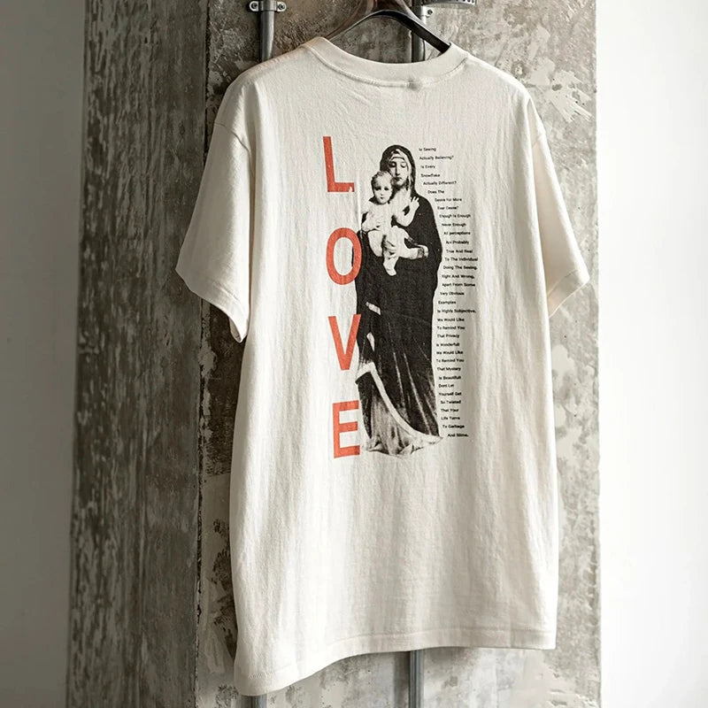 Pay Money To My Pain Saint T-Shirt Men Women Best Quality Oversized 100% Cotton Tee Tops Vintage Washed Black Graphics T Shirt