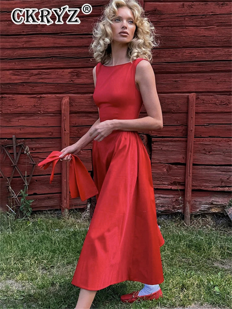 Ladies Summer Zipper New Fashion Evening Birthday Party Dress Women Sleeveless Backless Bodycon Maxi Dress Clubwear Fall Outfits