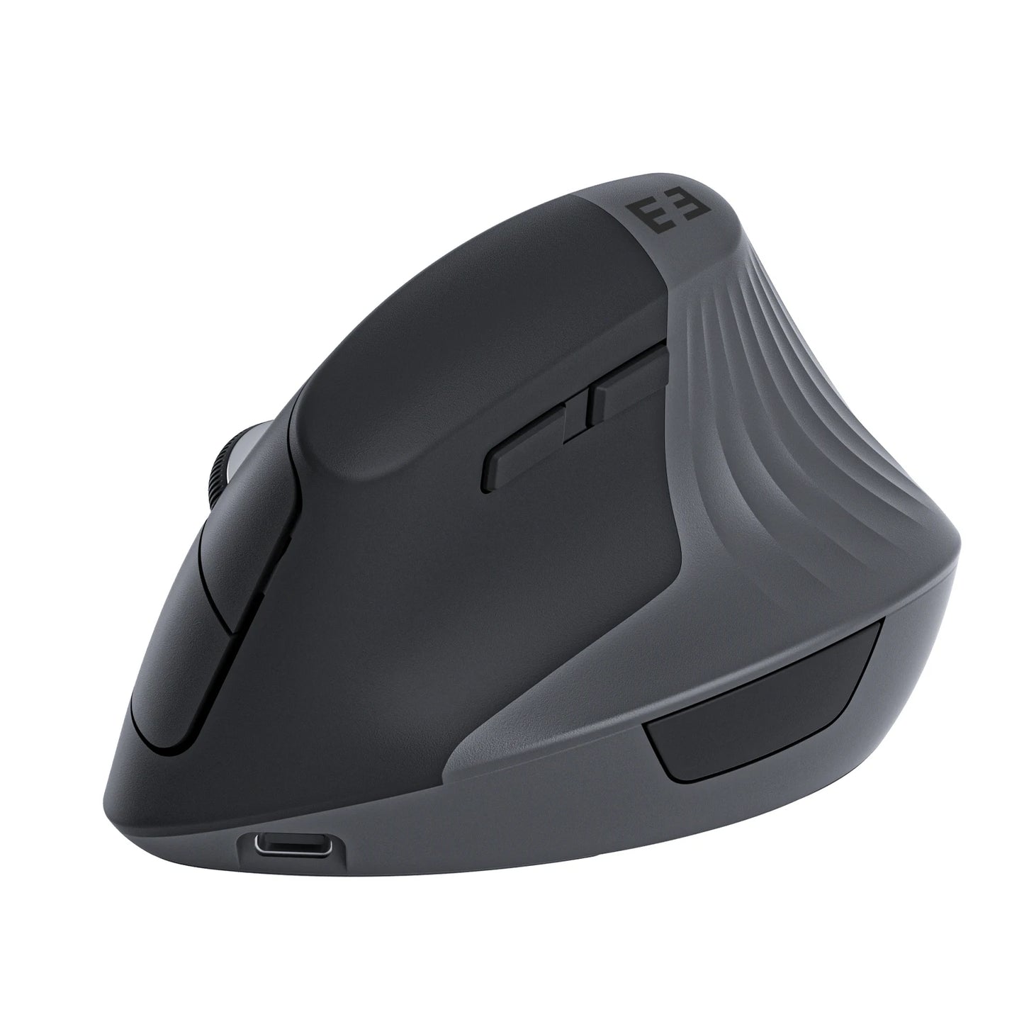 Seenda Vertical Wireless Mouse Type C Rechargeable Ergonomic USB & Type C Mice for Laptop Laptop PC MacBook Windows Android