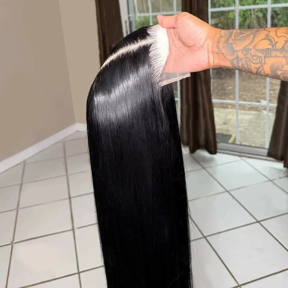 Bone Straight 13x4 HD Lace Front Human Hair Wigs Brazilian Remy Frontal Wig 5x5 Glueless Wigs Human Hair Ready To Wear For Women