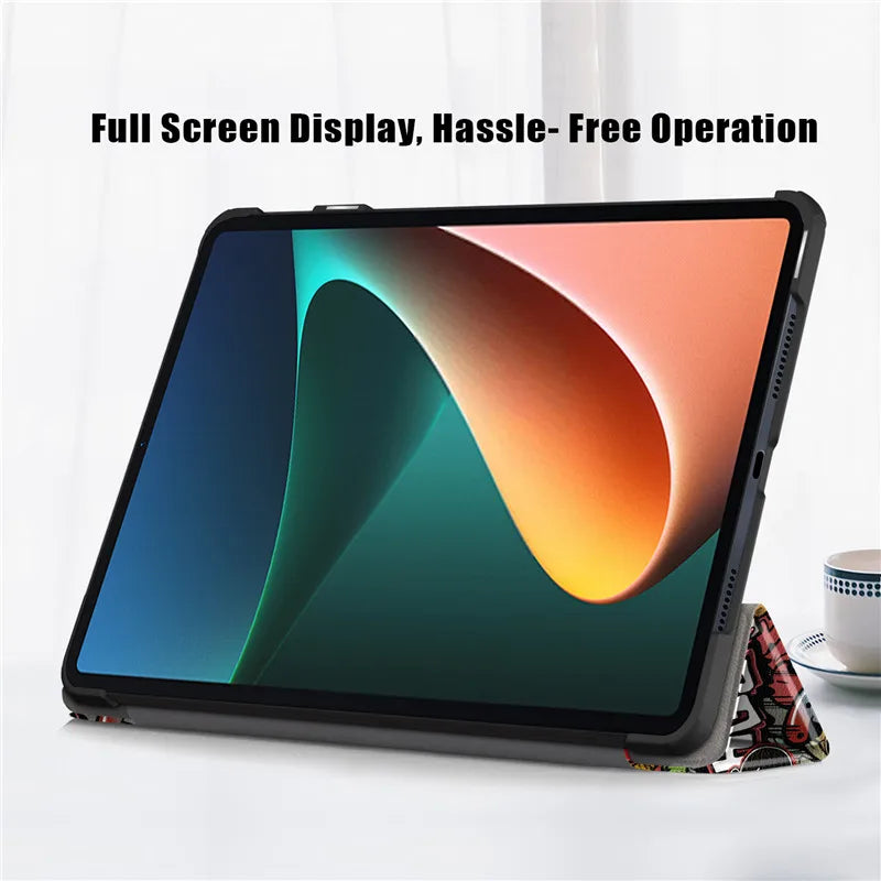 For xiaomi pad 6 case 2023 Folding PU Leather Smart Cover For Xiaomi Mi Pad 6 Tablet For Xiaomi Pad 6 Pro 11inch With Auto Wake