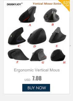 Ergonomic Vertical Mouse 2.4GHz Wireless Rechargeable Gaming Mause Mice USB Optical Wired Mouse For Laptop PC Computer Office