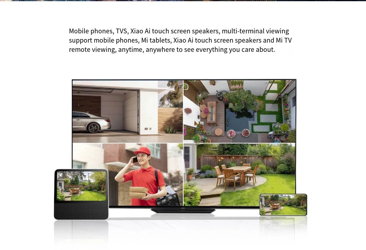 Xiaomi Mijia APP Outdoor Camera CW700S 2.5K 9x zoom IP66 Waterproof Security Cam PTZ Full Color Night Vision Al Human Detection