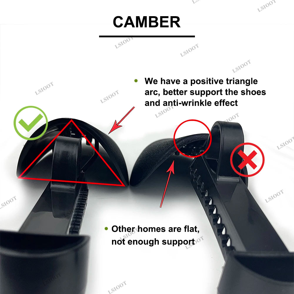 LSIOOT Plastic Shoe Stretcher Men Adjustable Shoe Trees for Men Portable Shoe Tree Shaper Stretchers Holder