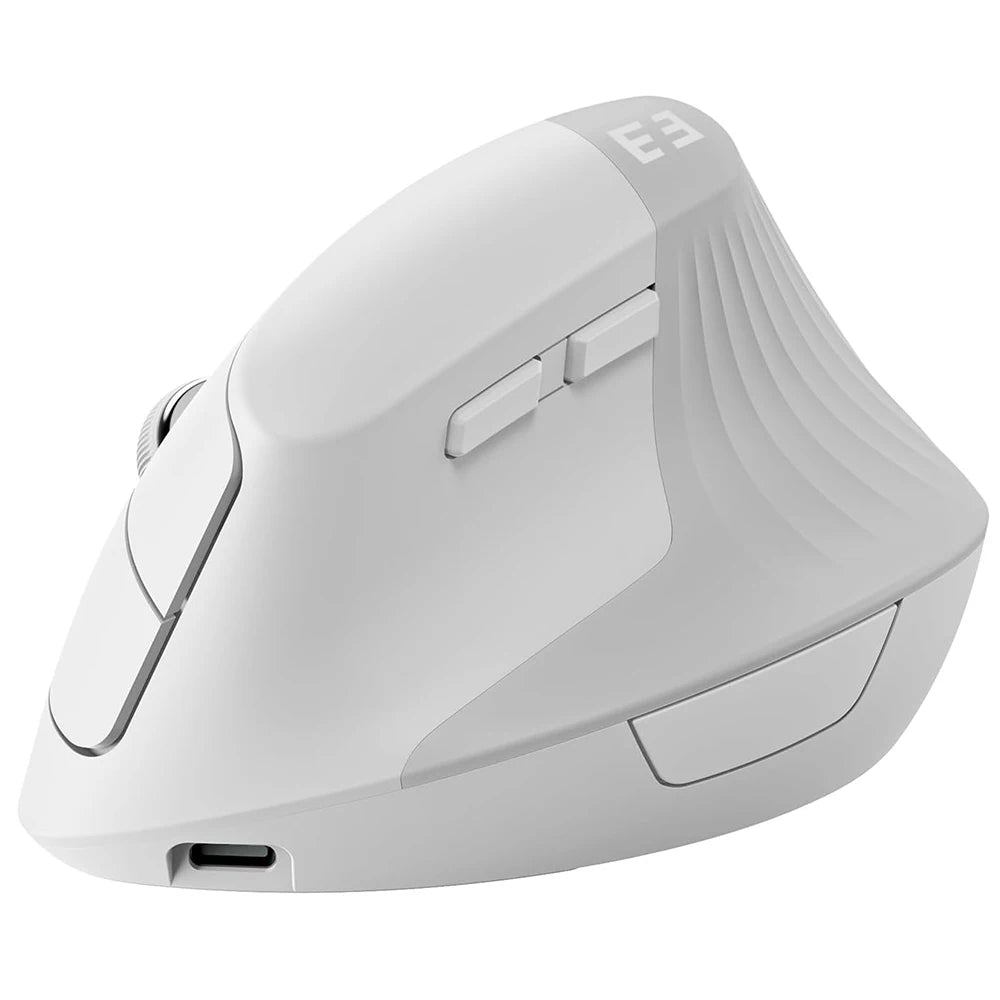 Seenda Vertical Wireless Mouse Type C Rechargeable Ergonomic USB & Type C Mice for Laptop Laptop PC MacBook Windows Android