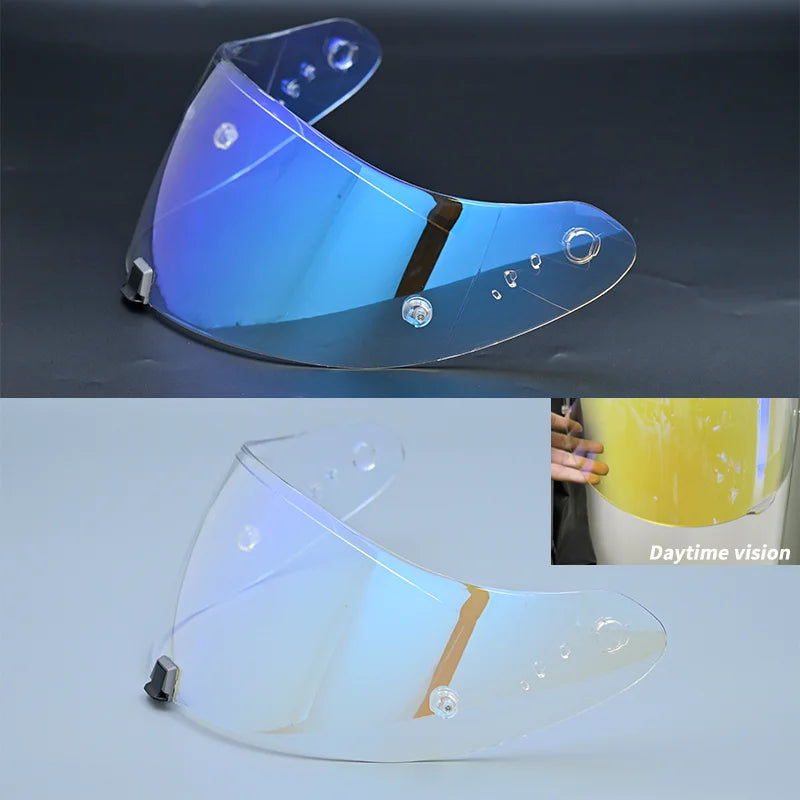 Helmets Visor For Scorpion Exo 1400 Carbon, R1 & EXO 520 391 Motorcycle Helmet Lens Visor Plating Uv Protection Lens Faceshield