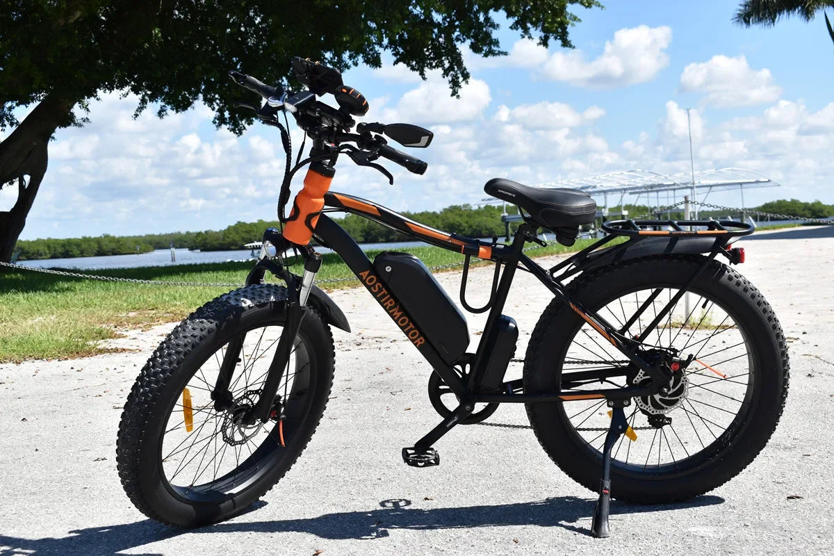 AOSTIRMOTOR All terrain S07-B 48V 13Ah Lithium Battery 750W Motor Ebike Mountain Bicycle Off-road Adult 26 Inch electric bike