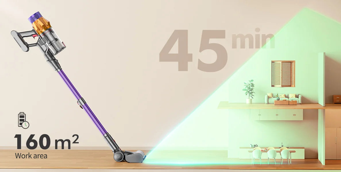 Armo V18 550W 50kPa Suction Power Handheld Wireless Vacuum Cleaner 6 in 1  LED Display Cordless Vacuum Handheld Sweeper Machine