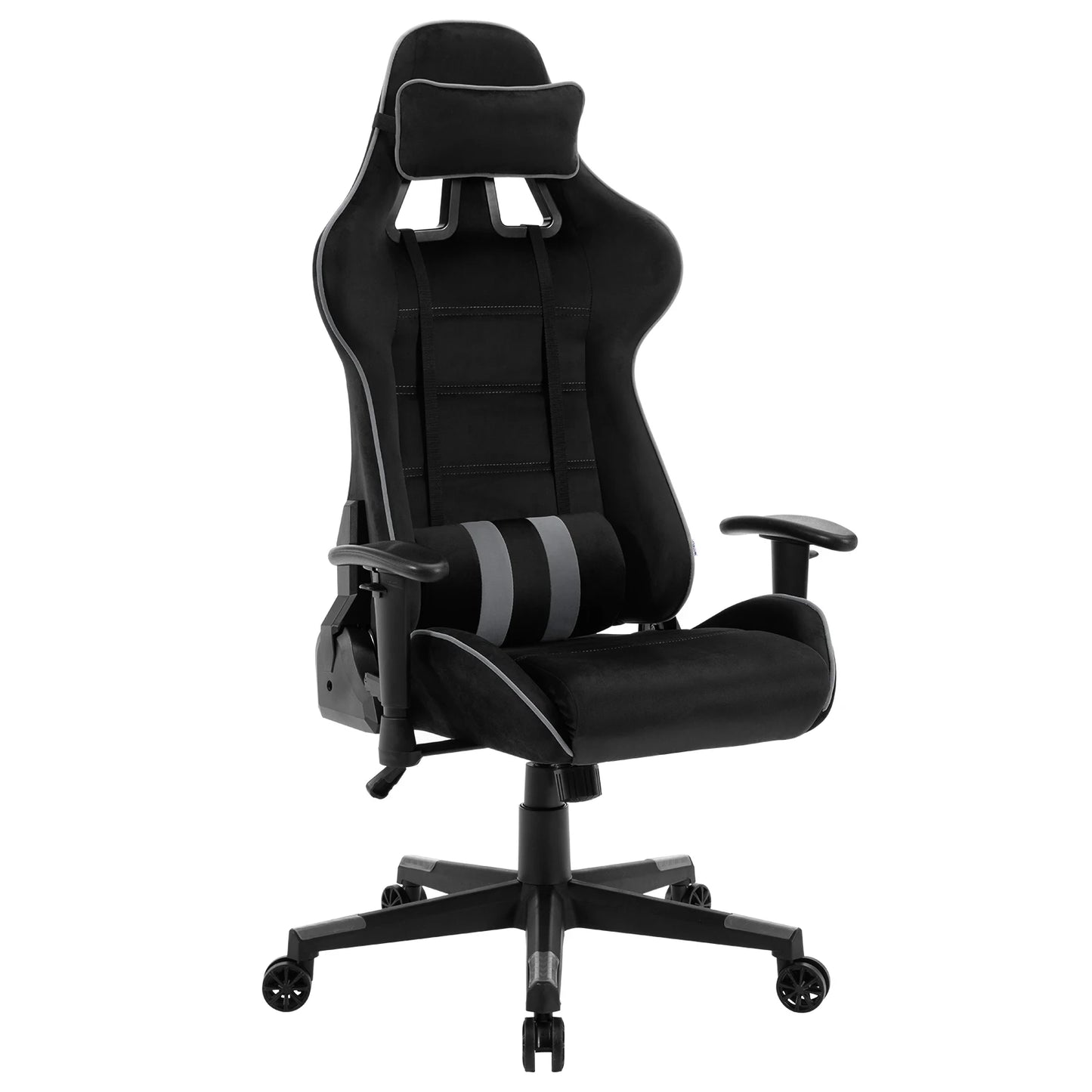 WOLTU Height Adjustable Ergonomic Office Gaming Chair Computer Armchair with Headrest Lumbar Cushion Tilt Function Backrest