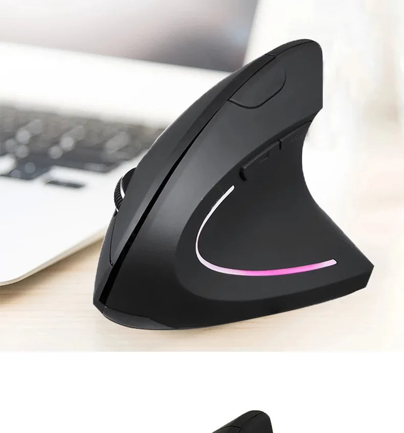 Vertical Ergonomic Portable Wired USB Wireless Mouse Rechargeable Bluetooth Gaming PC Gamer For Computer Laptop Mause Accessory