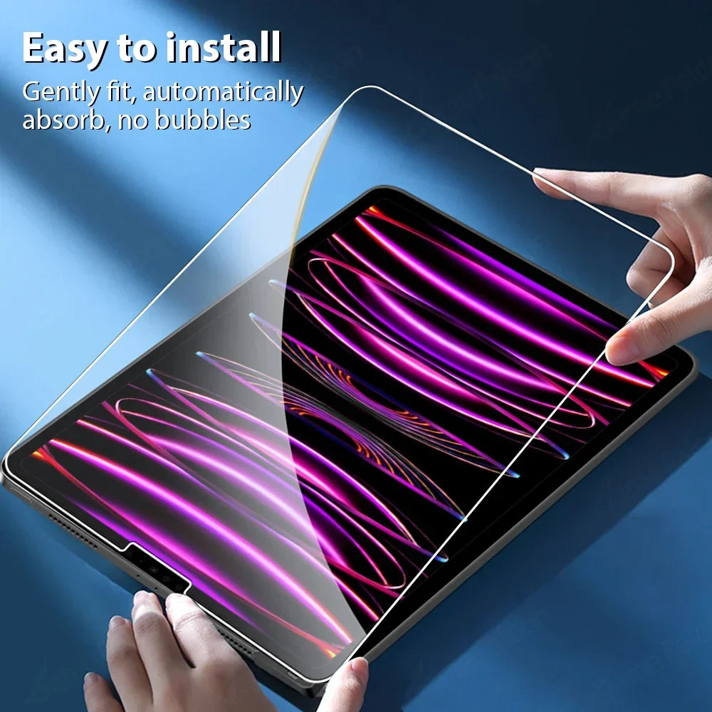 3PCS Tempered Glass For Ipad Pro 13 12.9 11 6th M4 M2 2024 Air 5 4 3 2 1 9 9th 10 10th Gen Mini 6 10.9 10.2 9.7 Screen Protector
