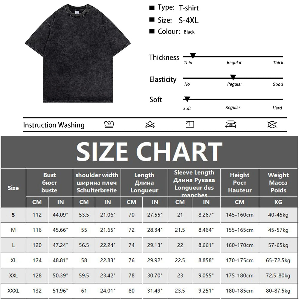 Singer Lana Del Rey Washed T-Shirt Harajuku Men Women Retro Short-Sleeve Fashion T-Shirts Oversized Cotton Tees Streetwear