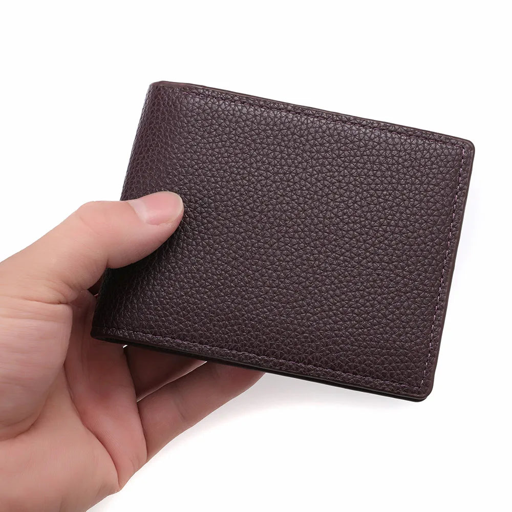 2025 New Wallet for Men, Short Men's Wallet, Dollar Wallet, Zipper Coin Pocket, Ultra-thin Men's Wallet