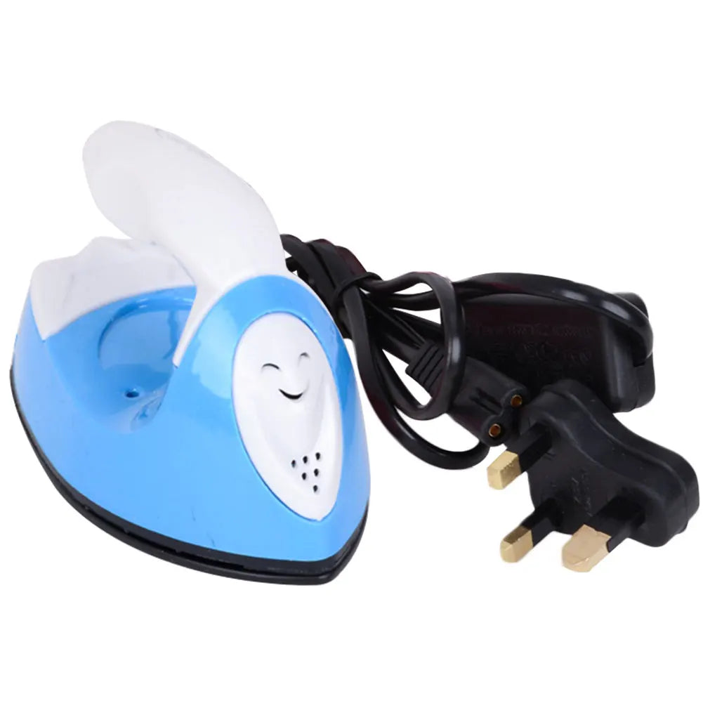 DIY Small Heat Press Iron Portable Electric Mini Travel Iron Versatile Rapid Heating-Up for Hot Drilling Name Cloth Stickers