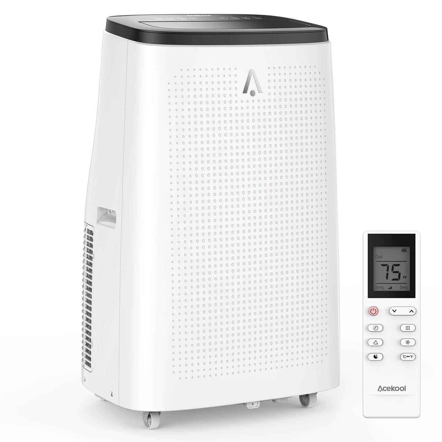 Portable Air Conditioner 14000 BTU Cool Up to 750 Sq.Ft 3-in-1 AC Unit Dehumidifier Fan Remote Control 24Hrs Timer for Home