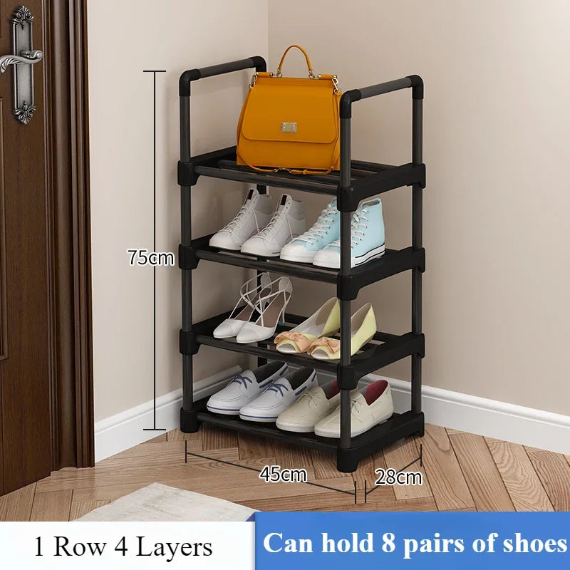 Metal Shoe Rack Multi-Layer High-capacity Organizer Shoes Racks Multi-function Simplicity Dormitory Living Room Storage Racks