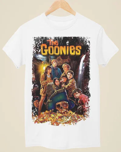 American Men's T-Shirt The Goonies Movie Summer New Men's and Women's Retro Fashion Short Sleeve Top