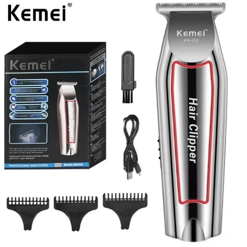 Kemei Professional Hair Trimmer Electric Beard Trimmer For Men Hair Clipper Hair Cutter Machine Haircut Grooming Kit KM-032