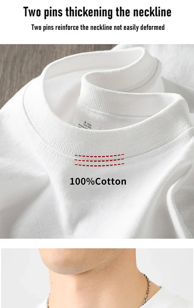 Men's Cotton T-shirt P-Pauls S-Smiths Short Sleeve Tee Graphic T Shirts Y2k Clothing Summer Tops Streetwear New in Tops