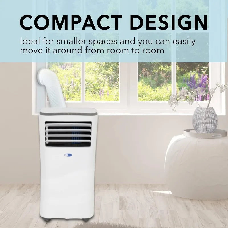 Whynter ARC-102CS Compact Size 10,000 BTU (7,000 BTU SACC) Portable Air Conditioner, Dehumidifier, and Fan with Activated Carbon