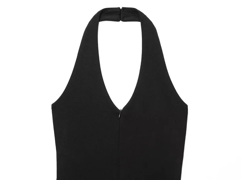MUJER 2025 Long Jumpsuit Woman Flared Fitness Jumpsuits for Women Black Summer Woman Jumpsuit Sexy Sleeveless Backless Overalls