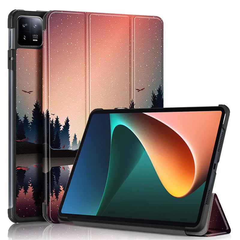 For xiaomi pad 6 case 2023 Folding PU Leather Smart Cover For Xiaomi Mi Pad 6 Tablet For Xiaomi Pad 6 Pro 11inch With Auto Wake