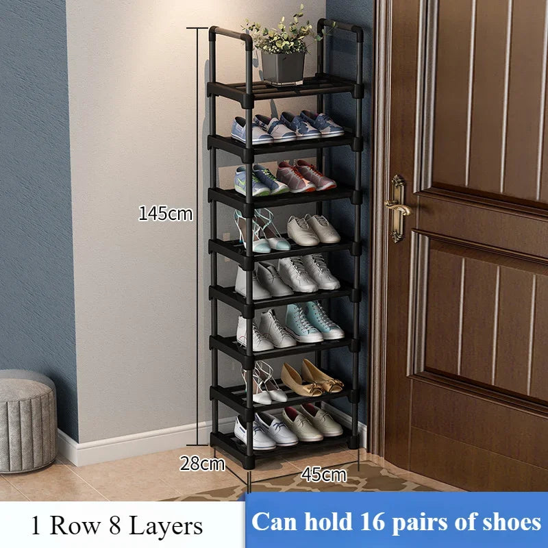 Metal Shoe Rack Multi-Layer High-capacity Organizer Shoes Racks Multi-function Simplicity Dormitory Living Room Storage Racks