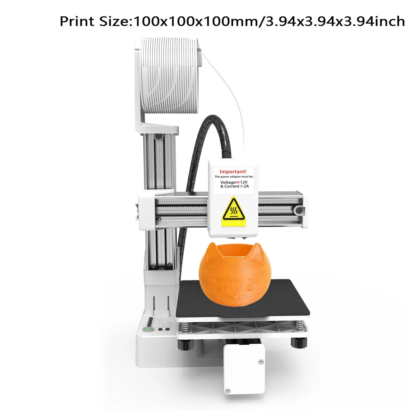 High Accuracy 3D Printer Frequency Division Multiplexing 3D Printer Fast Heating Compact 3D Printing Machine for Education