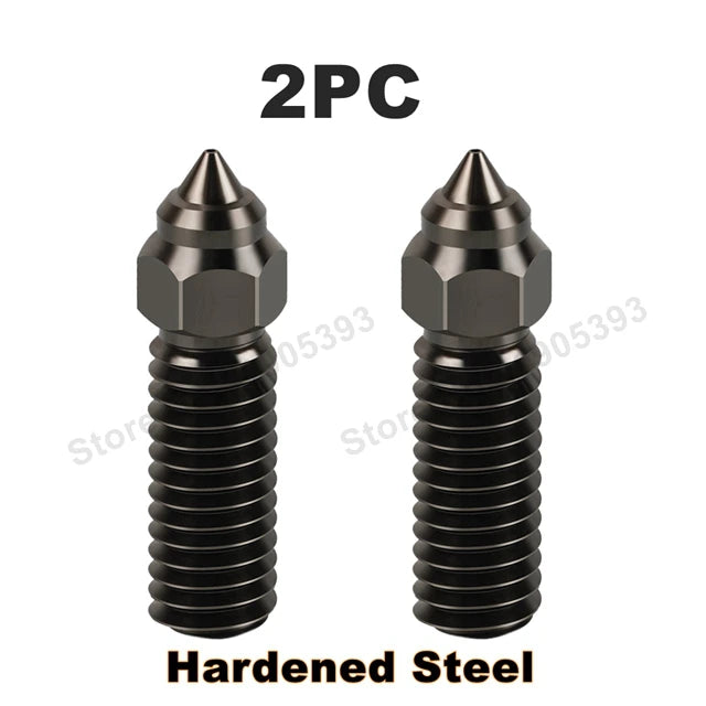For Ender 3 V3 KE Nozzle Brass Plated Copper Hardened Steel High Speed 3D Printer Nozzles For Creality K1 / K1 Max / CR-M4
