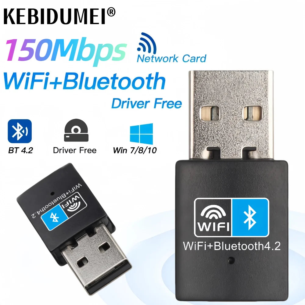 WIFI 6 AX900 4 Antennas USB WiFi BT 5.4 Adapter 2in1 Dongle Wireless Wlan External Network Card for Windows 10/11 Driver Free