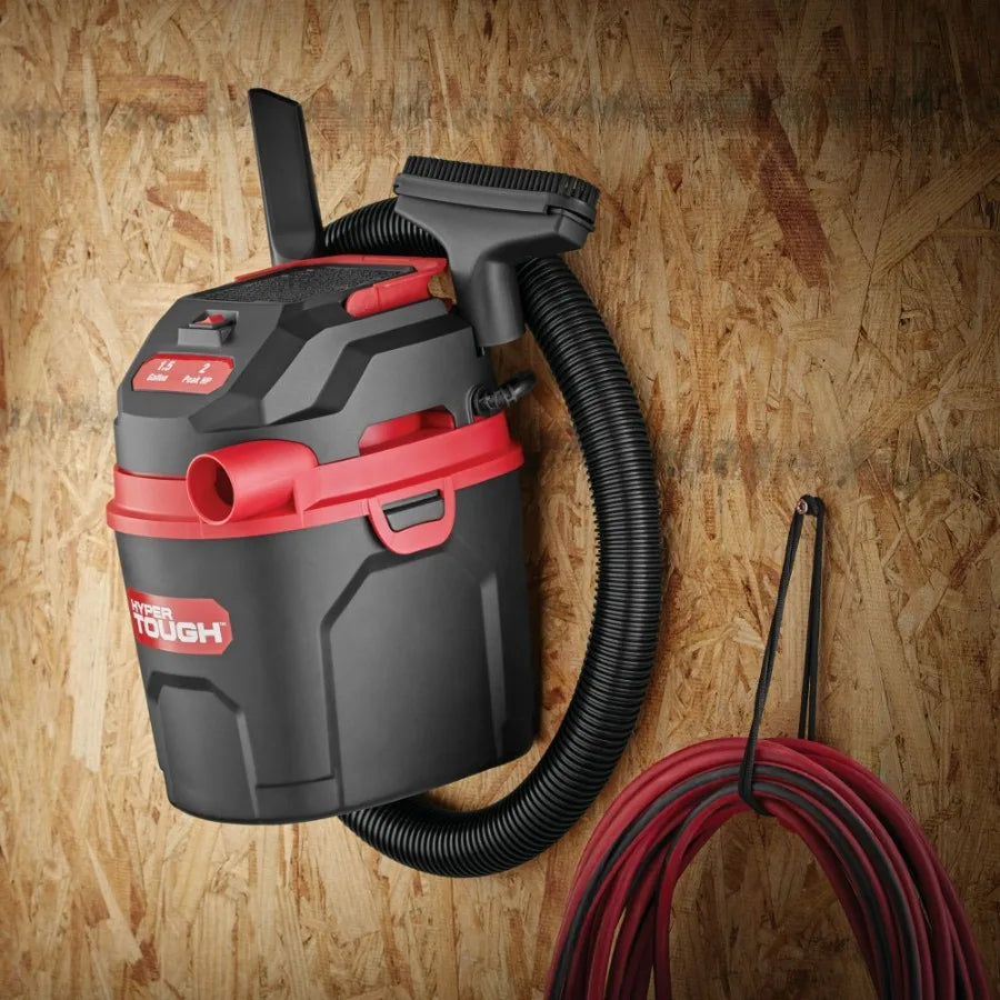 1.5 Gallon 2 Peak HP Poly Wet Dry Vacuum VH105 3502 New
