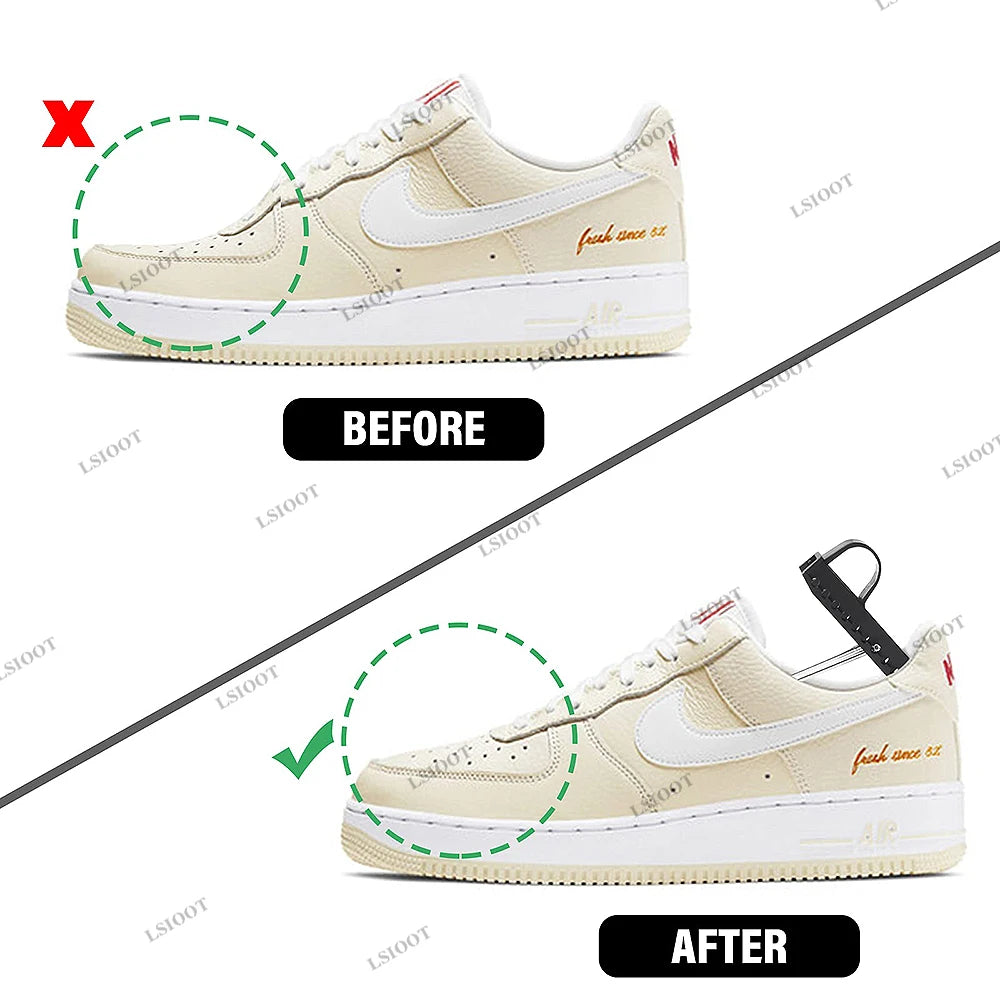 LSIOOT Plastic Shoe Stretcher Men Adjustable Shoe Trees for Men Portable Shoe Tree Shaper Stretchers Holder