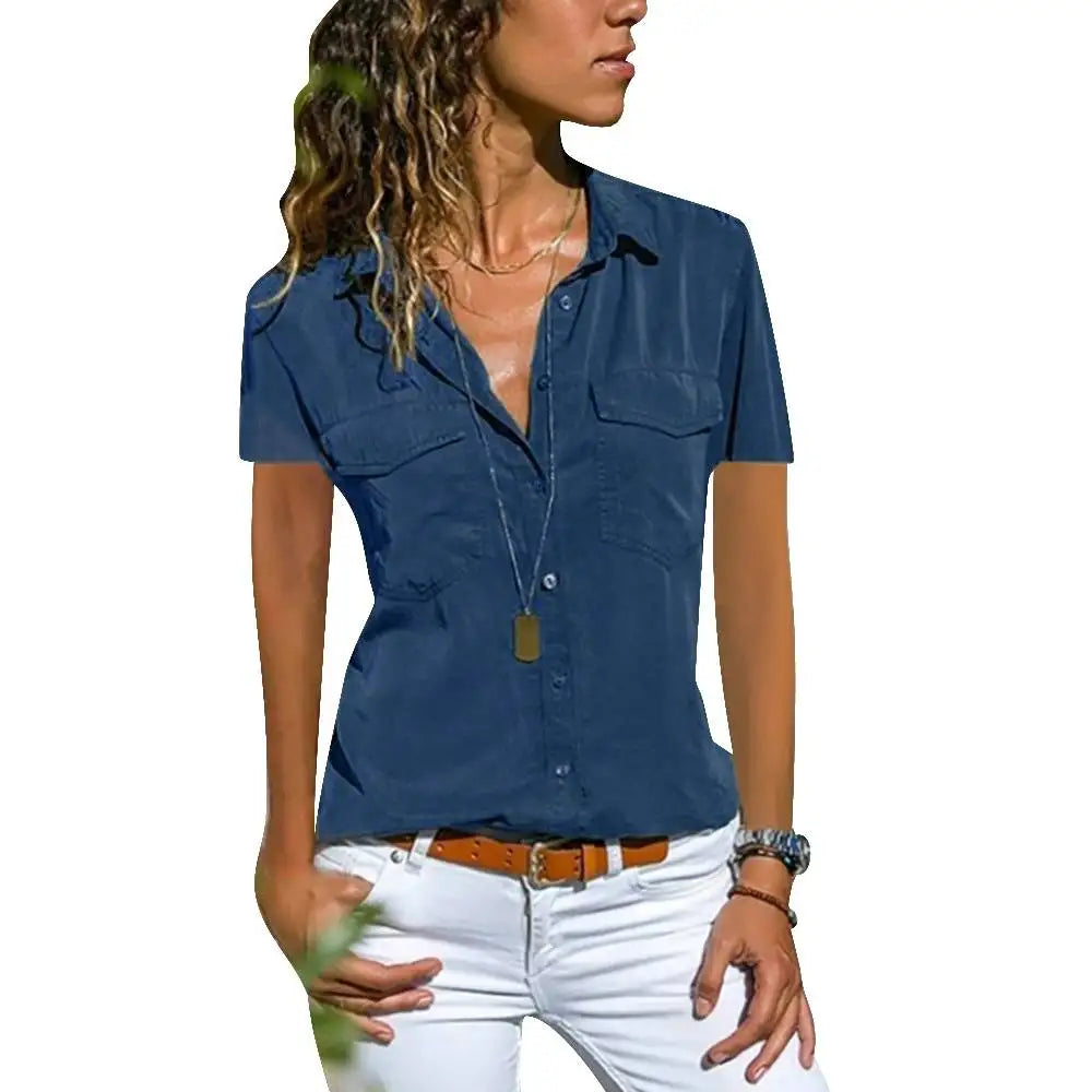 Basics Shirts Tops for Women Spring Summer Korea Casual Blouse Femal Clothing Fashion Solid Y2K Crop T-shirt Tee Blusas XL