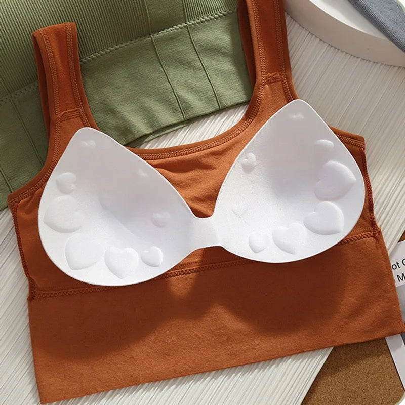 Breathable Sports Bra Anti-Sweat Fitness Top Women Seamless