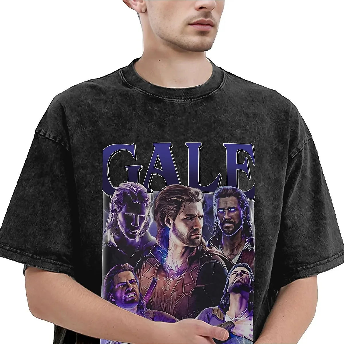 Astarion Gale  T Shirt Baldurs Gate 3 Trending T-Shirts Short-Sleeve Y2K Fun Tops Beach Cotton O Neck Oversized Clothing
