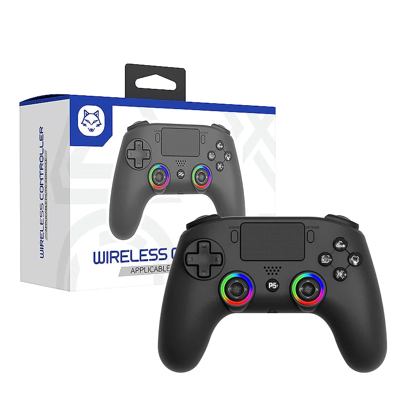 For PS5 Wireless Game Controller RGB Light Vibration Bluetooth Connection Gamepad For PlayStation 5 PS5 Slim Video Game Console
