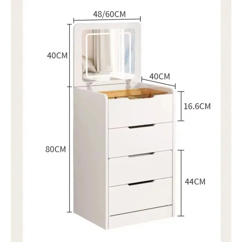 Wholesale Modern Dressing Table Bedroom Furniture White Color Makeup Vanity Makeup Table Vanities with Mirror