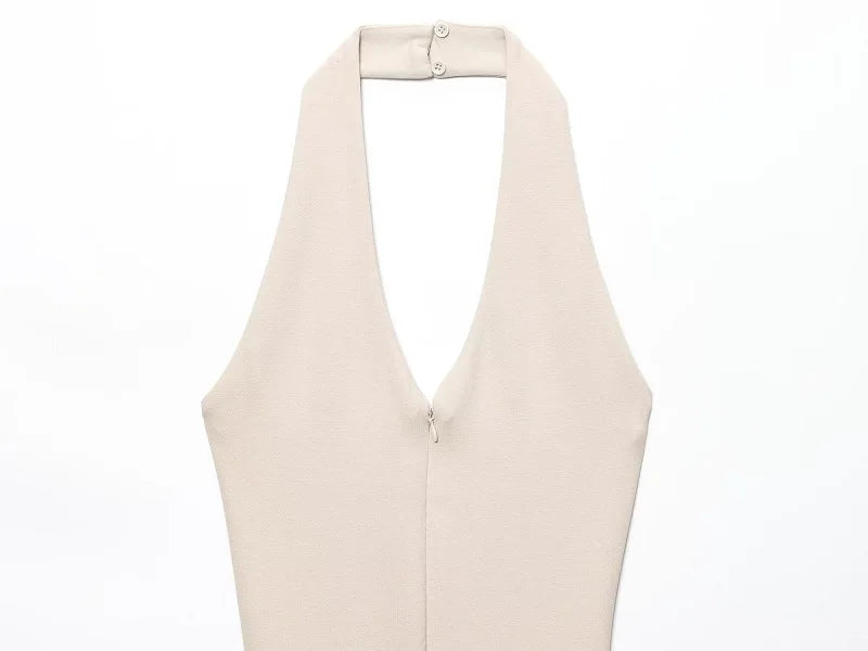 MUJER 2025 Long Jumpsuit Woman Flared Fitness Jumpsuits for Women Black Summer Woman Jumpsuit Sexy Sleeveless Backless Overalls