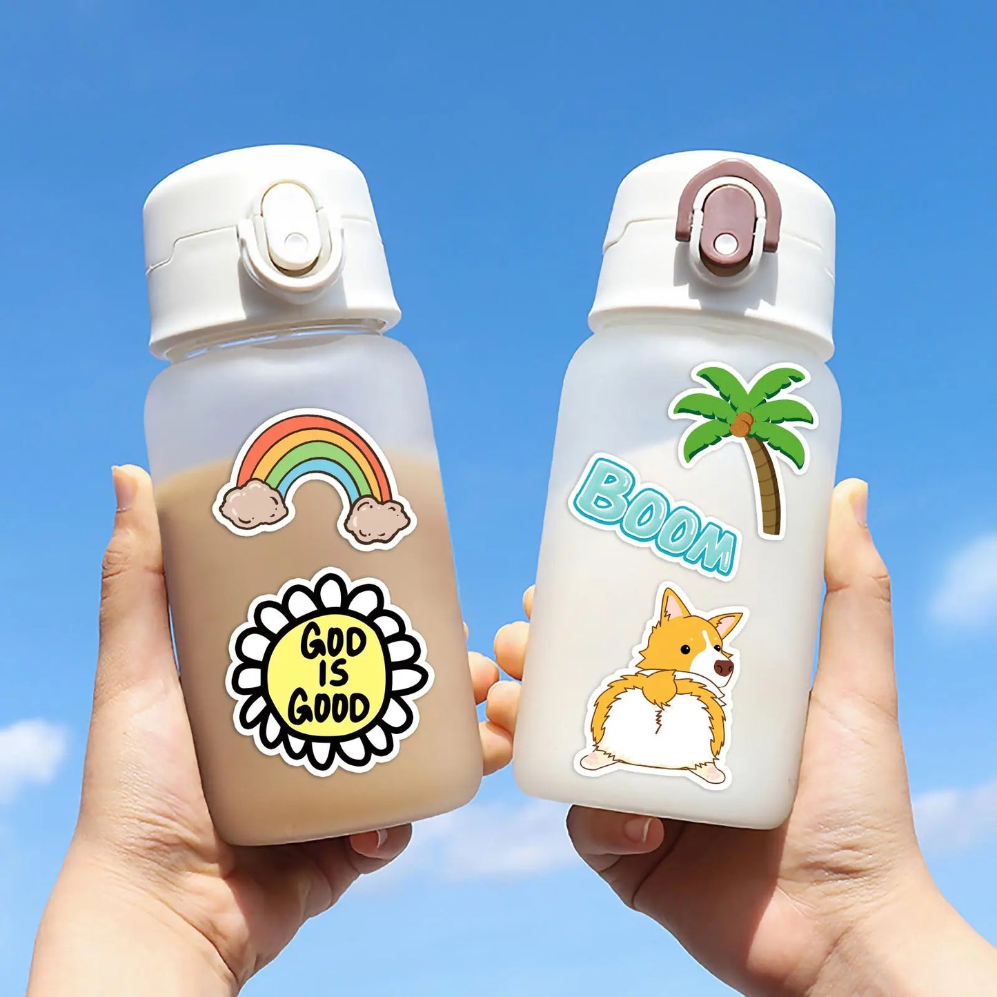 50 Piece MINISO Pokemon Waterproof Stickers DIY For Phones Laptop Car Sticker