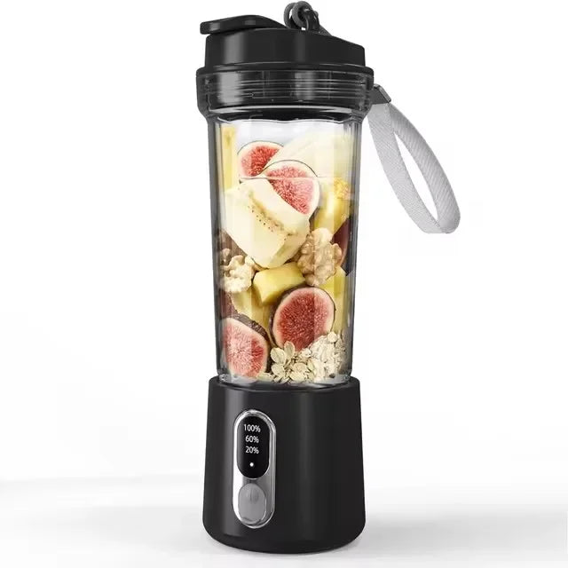 500ml Wireless Portable Juicer,USB Rechargeable Intelligent Juice Cup,Small Kitchen Blenders,Camping Mixer Ice Crusher,Healthy