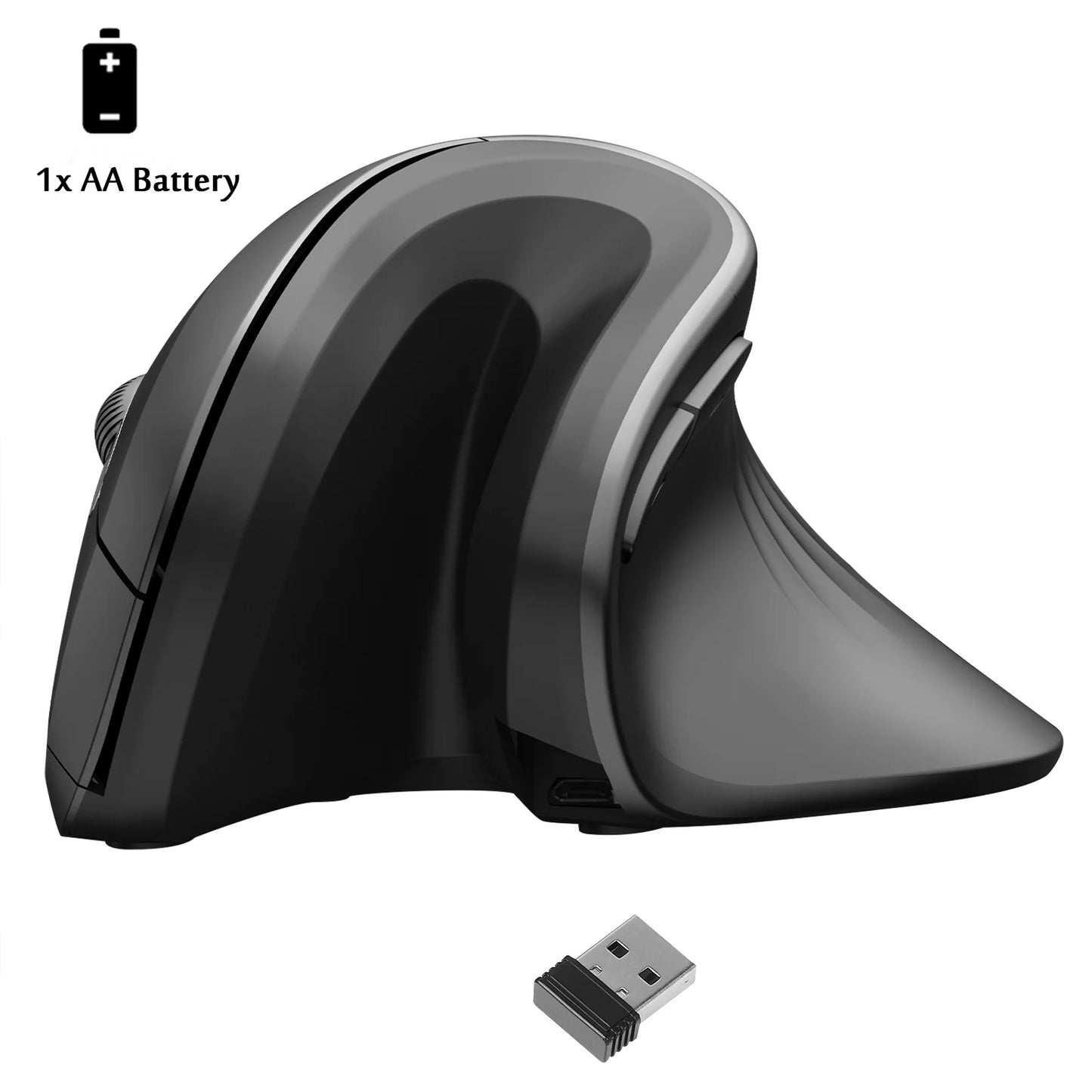 Ergonomic Vertical Mouse 2.4GHz Wireless Rechargeable Gaming Mause Mice USB Optical Wired Mouse For Laptop PC Computer Office