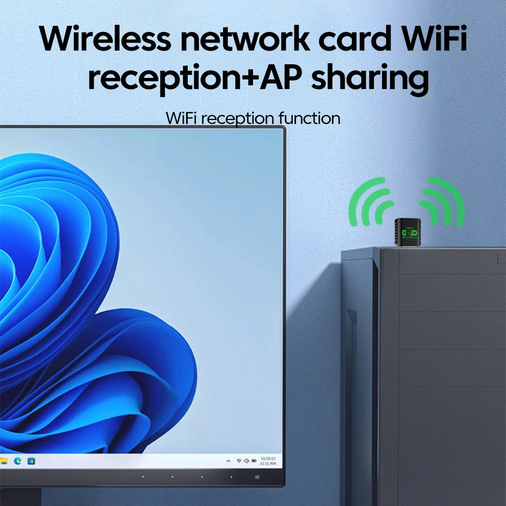 WiFi 6 AX900 Bluetooth 5.4 WiFi USB Adapter Wireless Network Card 2.4G&5GHz Wlan Receiver Signal Receiver For PC/Laptop Win10/11