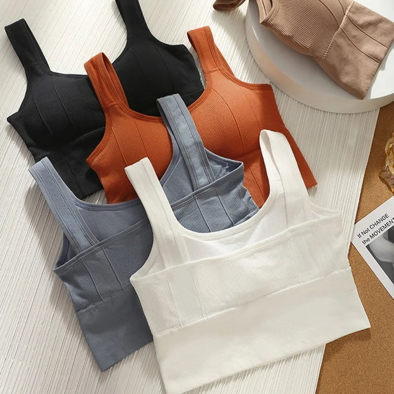 Breathable Sports Bra Anti-Sweat Fitness Top Women Seamless