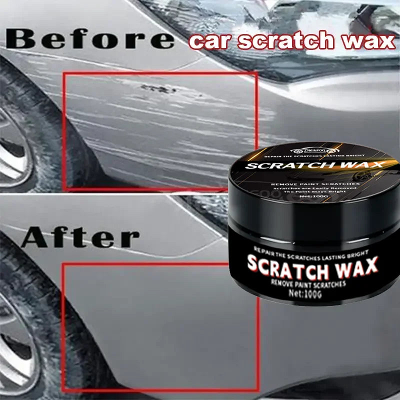 Car Scratch Wax, Automotive Scratch & Swirl Remover, Quick Scratch Repair And Gloss Recovery - Shine Enhancer For All Paint Colo